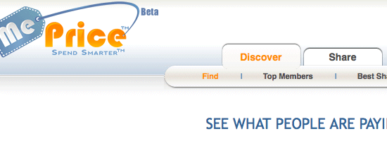 MePrice Screenshot